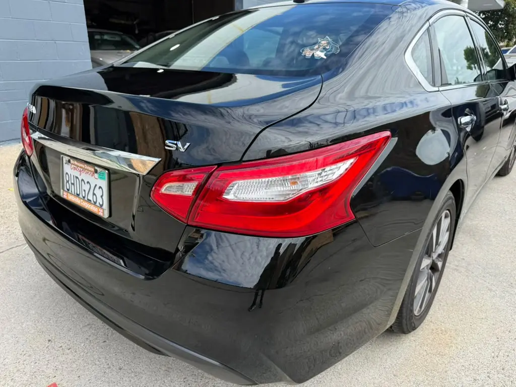 The same Nissan Altima rear corner after repair