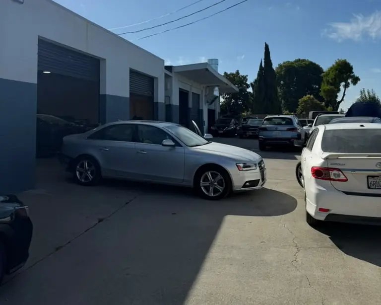 Pristine Autobody & Repair shop bays and lot on Jefferson Street